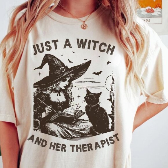 Tops - Just a Witch and Her Therapist Tee